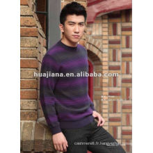 Pull homme tricot hiver 100% cachemire